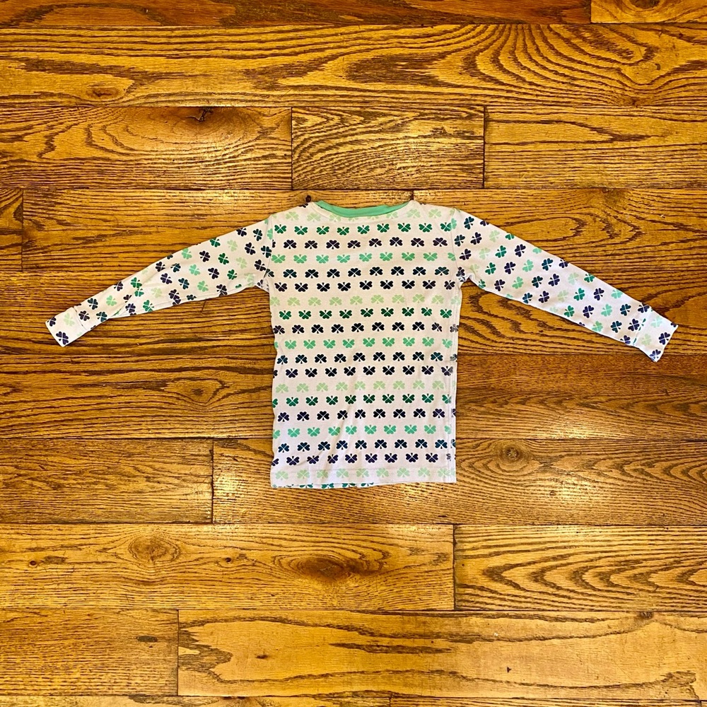 Primary Shamrock Pajamas Set Green and Blue - Size 2-3 - Picture 3 of 8